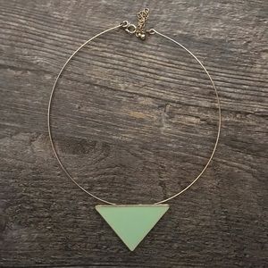 Forever 21 Mint Green Triangle Choker